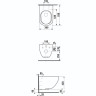 Комплект LAUFEN PACK PRO унитаз безободковый, с микролифтом + система инсталляции с кнопкой смыва 6.2071.2.004.000.3