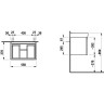 Шкафчик под раковину LAUFEN PRO 55х37 4.8303.2.095.463.1